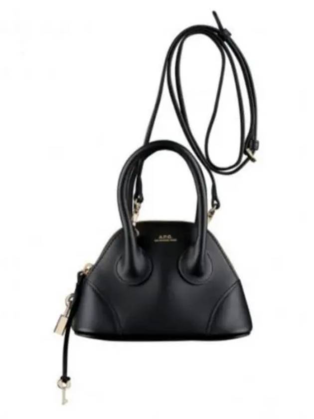 Women's Emma Mini Leather Tote Bag Black - A.P.C. - BALAAN 2