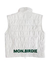 MONBIRDIE SMILE PADDING VEST MONBIRDIE SMILE PADDING ANORAK VEST WHITE - MONBIRDIE GOLF - BALAAN 1