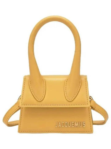 Jacquemus Mini Le Chiquito Shoulder Bag Dark Yellow Handbag Tote - JACQUEMUS - BALAAN 1