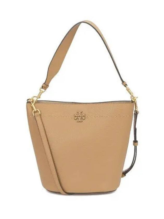 McGraw Logo Bucket Bag Beige - TORY BURCH - BALAAN 2