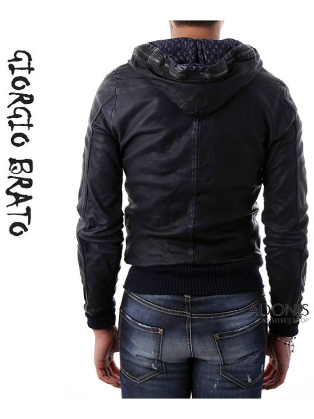 Men's Hooded Jacket 5657 NIGHT - GIORGIO BRATO - BALAAN 3