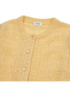 cardigan 2ADII907Z 11JA YELLOW - CELINE - BALAAN 8