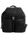 Nylon Triangle Logo Pocono Backpack Black - PRADA - BALAAN 3