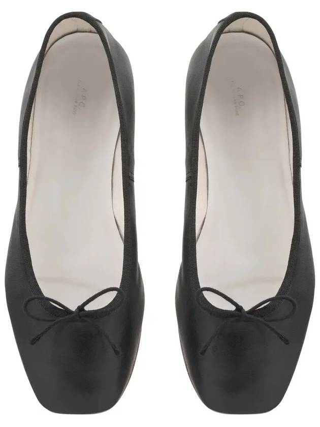 Women's Leah Flat Ballerina Shoes Black - A.P.C. - BALAAN 5