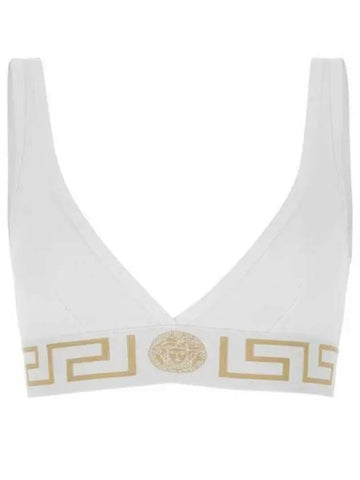 Women s Greca Band Underwear White AUD01047 A232741 - VERSACE - BALAAN 1