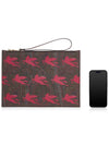 Paisley Pegasus Clutch Bag Brown Red - ETRO - BALAAN 7