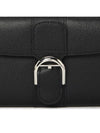 Brillant Chain Rodeo Calf Leather Long Wallet Black - DELVAUX - BALAAN 9