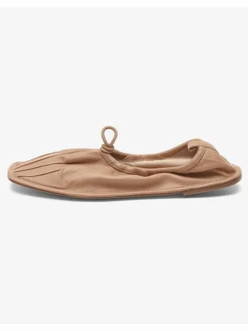 Refurbished Punterra Flat Shoes Almond WFP21PUNT002ALMOND - HEREU - BALAAN 1