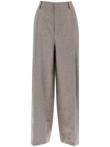 wide leg flannel trousers for men or - FILIPPA-K - BALAAN 1