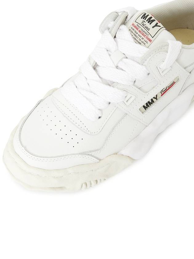 Parker OG Sole Leather Low Top Sneakers White - MAISON MIHARA YASUHIRO - BALAAN 8