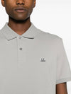 Stretch Piquet Regular Polo Shirt Grey - CP COMPANY - BALAAN 2