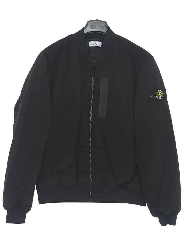 Kids Wappen Bomber Jacket Black - STONE ISLAND - BALAAN 3