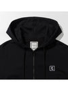 Women's Back Logo Zip-Up Hoodie Black - WOOYOUNGMI - BALAAN 3