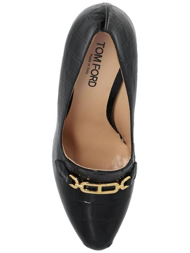 Tom Ford Whitney Pumps With Crocodile Effect 135Mm - TOM FORD - BALAAN 4