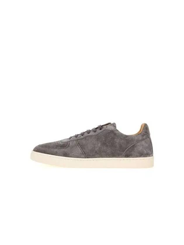 Men s Latex Outsole Suede Sneakers Dark Gray 270429 - BRUNELLO CUCINELLI - BALAAN 1