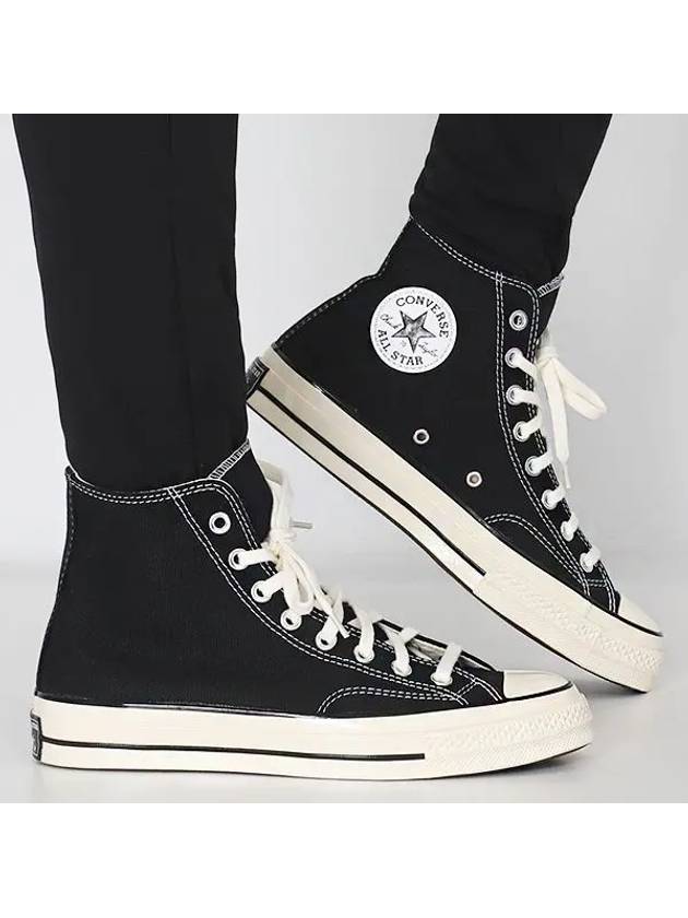 Chuck 70 Classic High Top Sneakers Black - CONVERSE - BALAAN 2