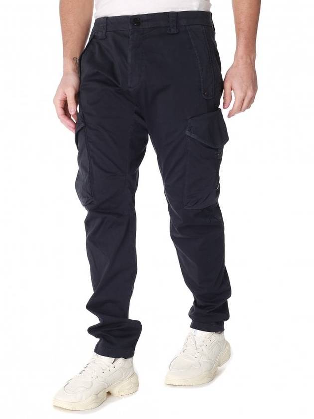 Flat Nylon Cargo Straight Pants Navy - CP COMPANY - BALAAN 3