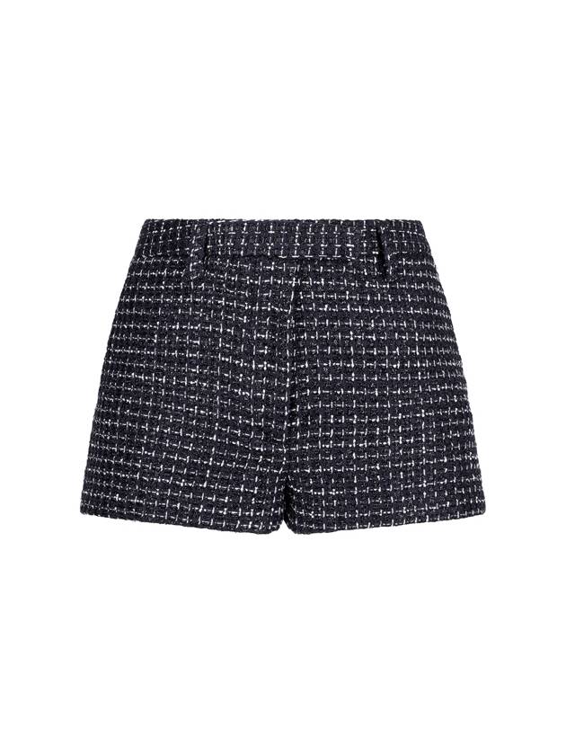 SEQUIN CHECKED TWEED SHORTS - ALESSANDRA RICH - BALAAN 1