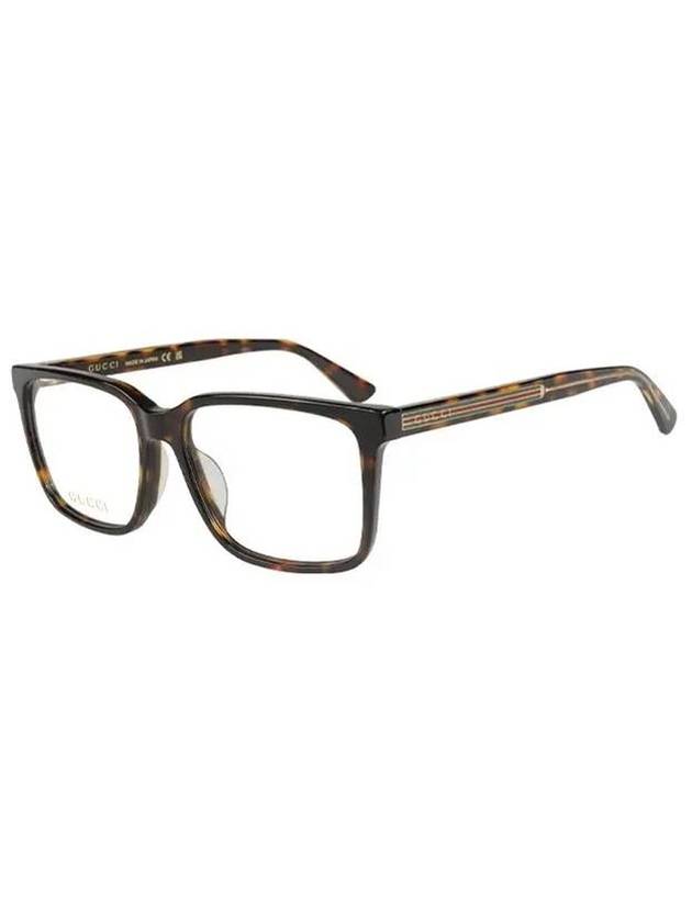 Rectangle Sunglasses Havana - GUCCI - BALAAN 1