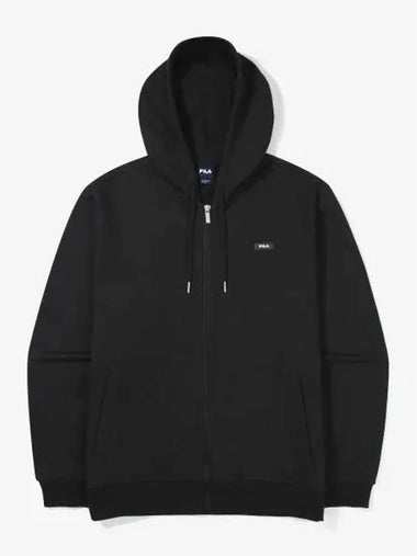 Brushed basic hooded zip up FS2FTG4101UBLK - FILA - BALAAN 1