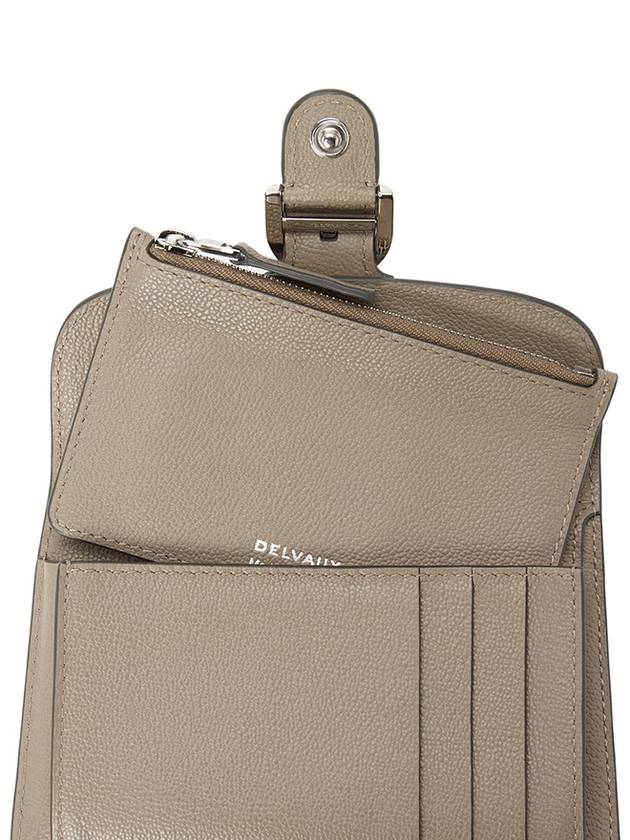 Brillant Compact Half Wallet Tourterelle - DELVAUX - BALAAN 9