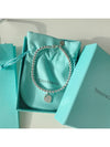 Heart Tag Bead Bracelet Blue Silver - TIFFANY & CO. - BALAAN 3