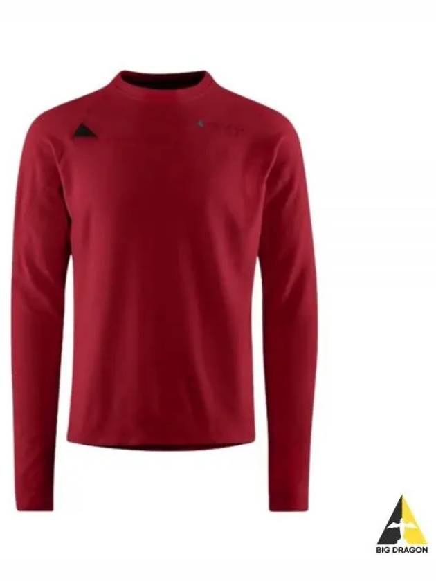 Men's Sigyn Crew Neck Long Sleeve T-Shirt Red - KLATTERMUSEN - BALAAN 2