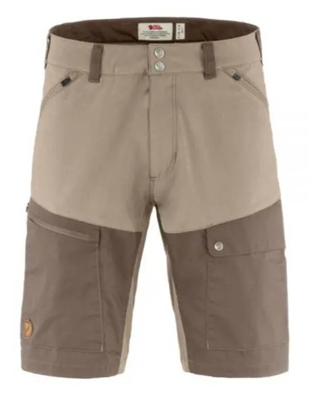 Men's Abisko Midsummer Shorts Suede Brown - FJALL RAVEN - BALAAN 2