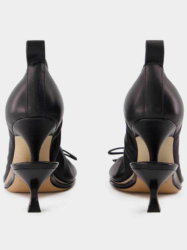 Les Doubles Ballerines Pumps - Jacquemus - Leather - Black - JACQUEMUS - BALAAN 3