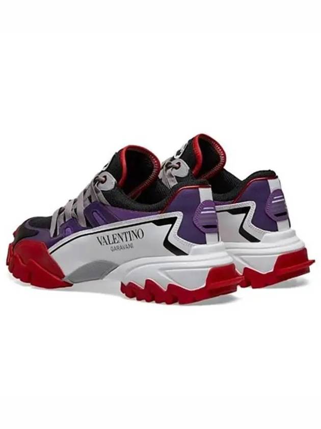 Undercover Climbers Low Top Sneakers Purple - VALENTINO - BALAAN 5