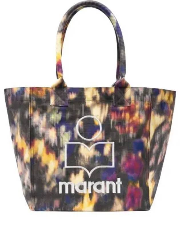 Yenky Logo Cotton Tote Bag Ochre Black - ISABEL MARANT - BALAAN 2