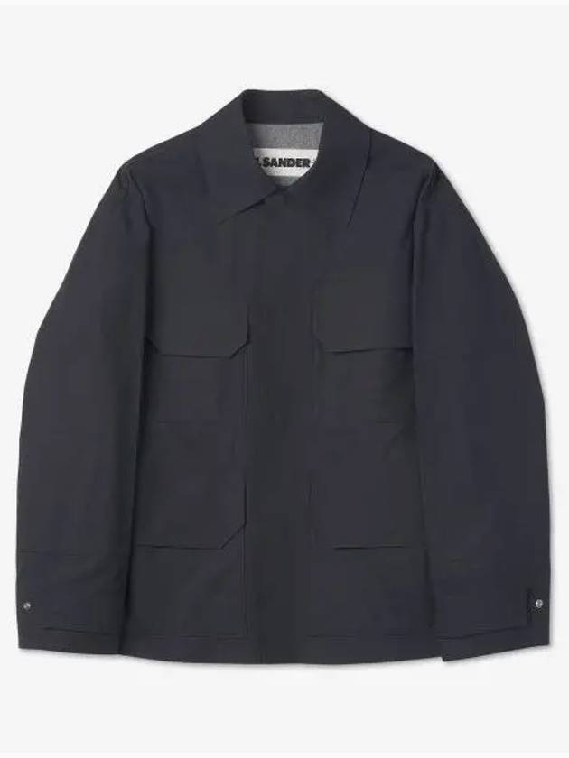 Sports Pocket Jacket Navy - JIL SANDER - BALAAN 2