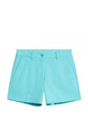 Women's Gwen Stretch Shorts Blue Curacao - J.LINDEBERG - BALAAN 2