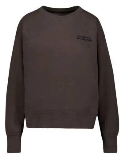 Shad Logo Print Sweatshirt Faded Black - ISABEL MARANT - BALAAN 2