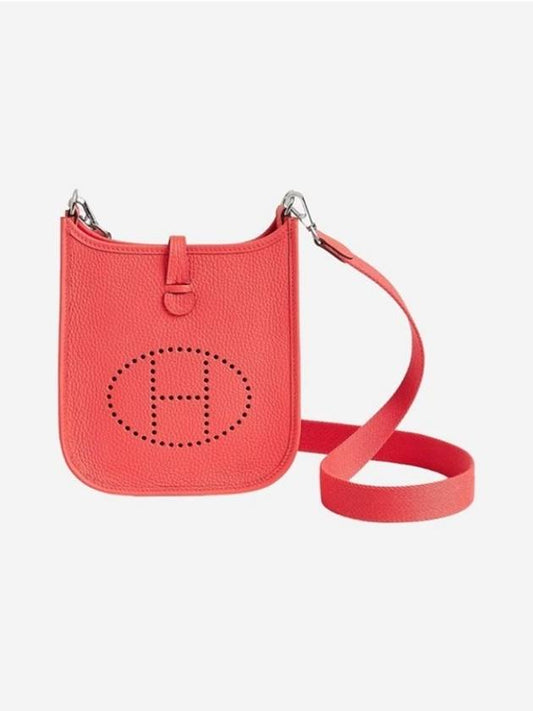 Evelyn 16 Amazon Bag Clemence Palladium Hardware Rose Texas - HERMES - BALAAN 2