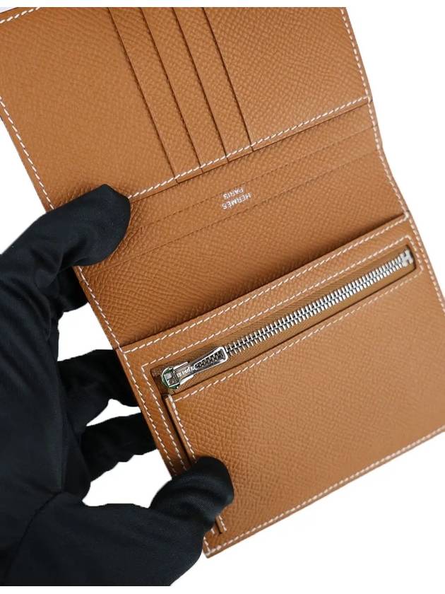 Bearn Compact Half Wallet Brown - HERMES - BALAAN 6