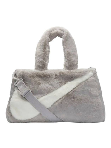 Logo Fur Tote Bag Light Iron Ore - NIKE - BALAAN 1