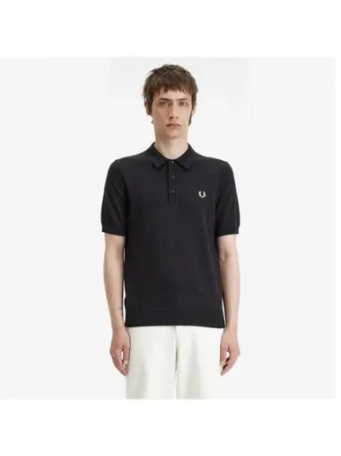 Fred Perry Sharp Classic Merino Wool Knit Shirt 198 AFPM2417623 - FRED PERRY - BALAAN 1