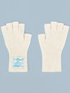 fingerless short gloves ivory - GOCORI - BALAAN 2