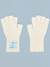 fingerless short gloves ivory - GOCORI - BALAAN 1