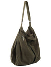 Dowel Multi Hobo Shoulder Bag Deep Olive - DONIRAY - BALAAN 3