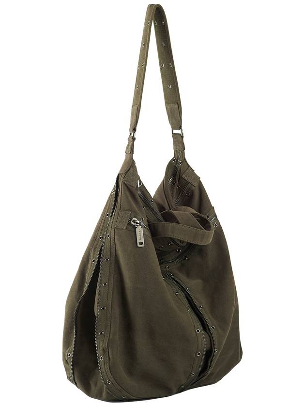 Daul Multi Hobo Shoulder Bag Deep Olive - DONIRAY - BALAAN 3