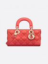 Lady D Joy Cannage Small Lambskin Tote Bag Coral - DIOR - BALAAN 2