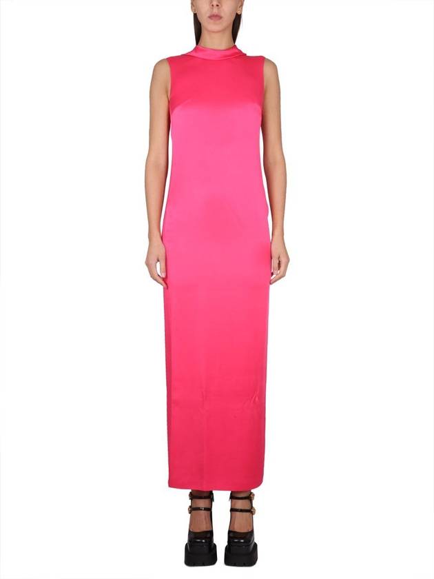 midi dress 1010011 1A073191PM60 FUCHSIA - VERSACE - BALAAN 2