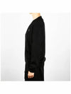 Bold Fox Head Patch Regular Cardigan Black - MAISON KITSUNE - BALAAN 4