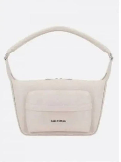 Raver Handle Medium Bag Logo Shoulder Bag White - BALENCIAGA - BALAAN 2