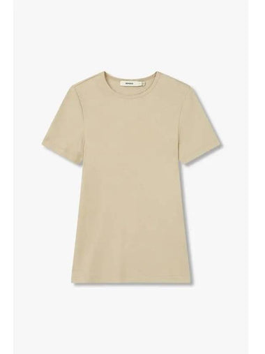 Women s 365 Lightweight Lip T Shirt Beige - PANGAIA - BALAAN 1