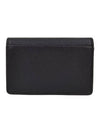 Gancini Leather Card Wallet Black - SALVATORE FERRAGAMO - BALAAN 3