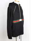 Logo Web Hooded Sweatshirt S - GUCCI - BALAAN 6