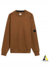 Diagonal Raised Fleece Lens Sweatshirt Toffee - CP COMPANY - BALAAN 2